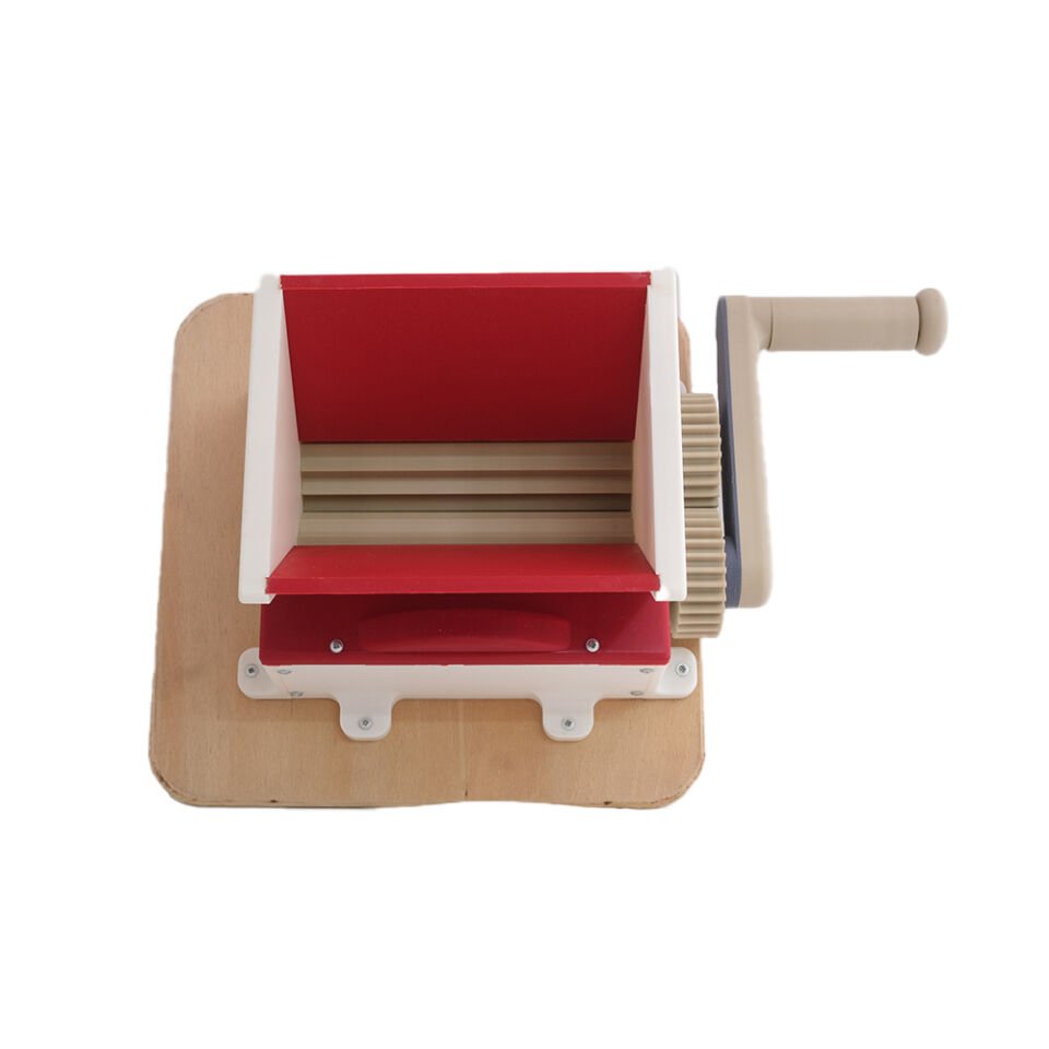 Pla- Ahşap Tabanlı Manuel Üzüm Ezme-Patlatma Makinesi