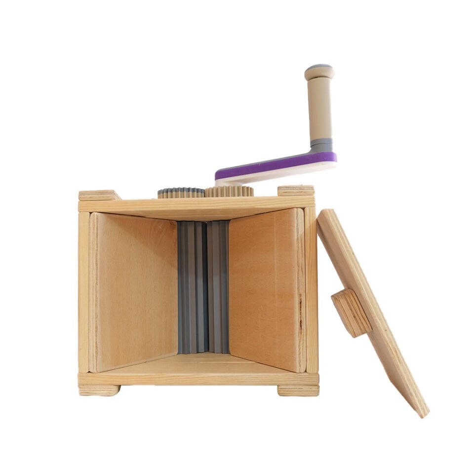 Ayaksız Kapaklı Manuel Ahşap Üzüm Ezme-Patlatma Makinesi