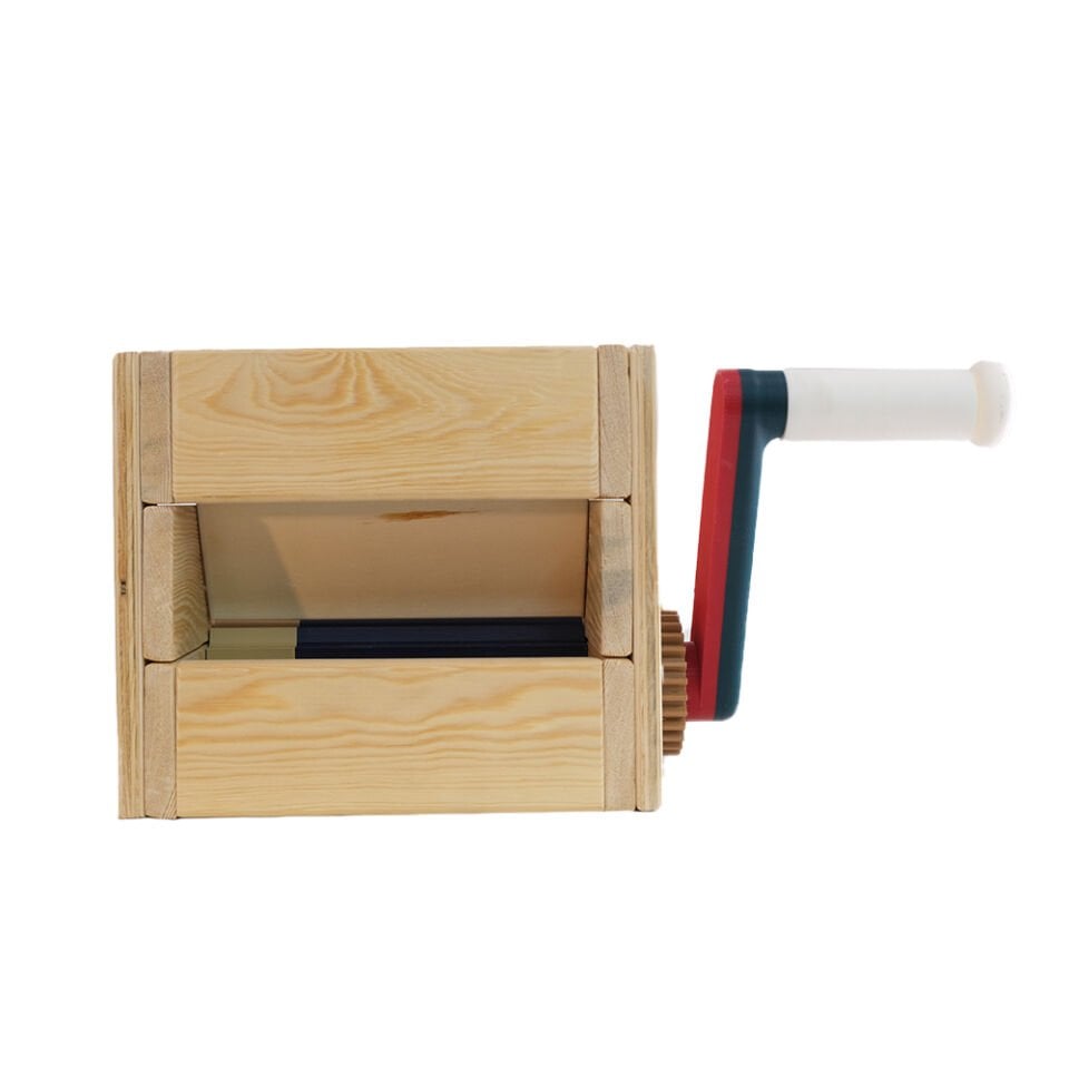 Ayaksız ve Kapaksız Manuel Ahşap Üzüm Ezme-Patlatma Makinesi