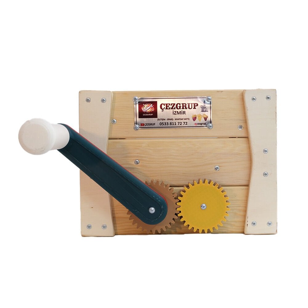 Ayaksız ve Kapaksız Manuel Ahşap Üzüm Ezme-Patlatma Makinesi