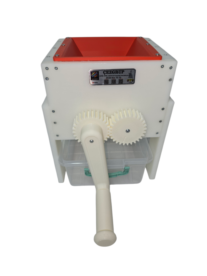 Manuel, Ayaklı, Polietilen Üzüm Ezme-Patlatma Makinesi