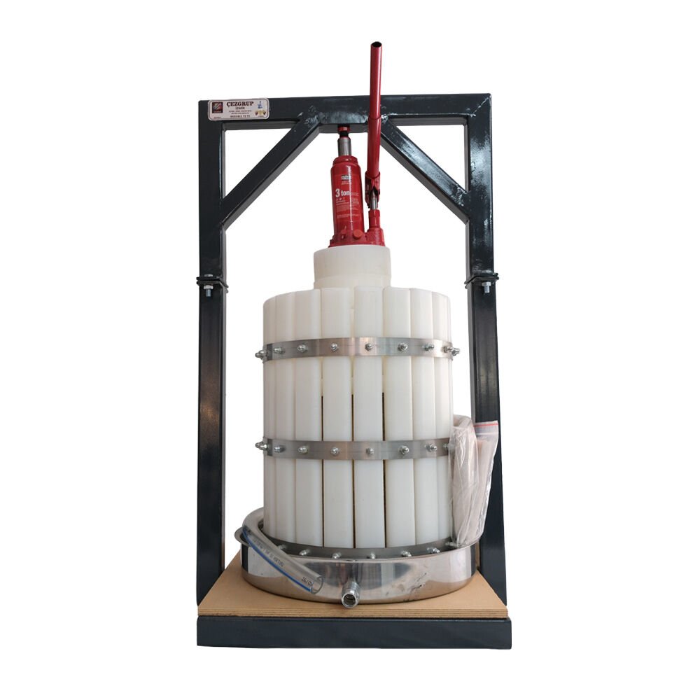24 Litre Üzüm Sıkma Presi (Polietilen Sepet)