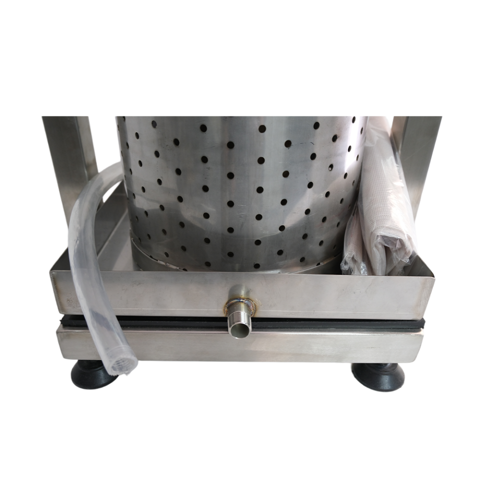 24 Litre Tamamı Krom 304 Paslanmaz Çelik Üzüm Sıkma Presi