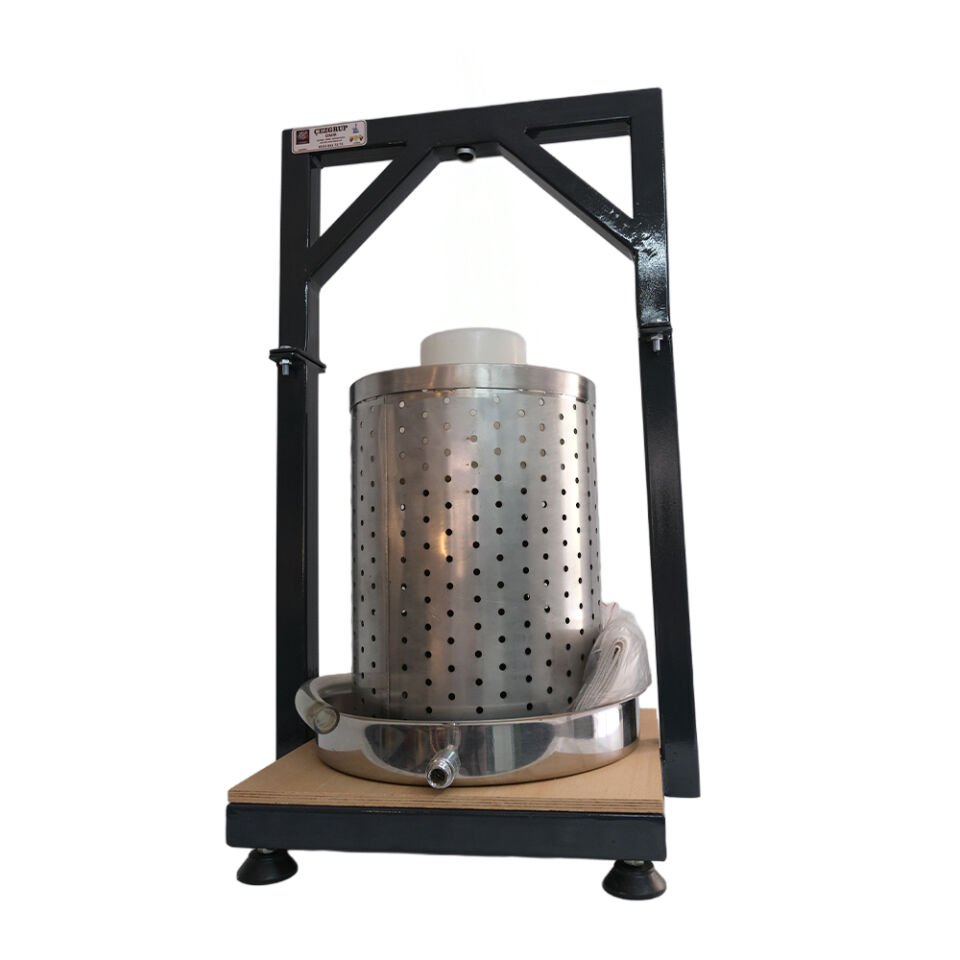 24 Litre Üzüm Sıkma Presi (304 Paslanmaz Krom Çelik Sepet) Krikosuz