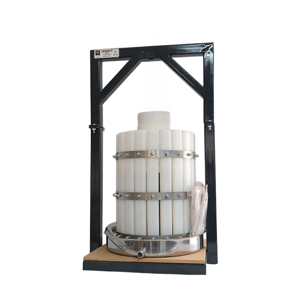 24 Litre Üzüm Sıkma Presi (Polietilen Sepet) Krikosuz